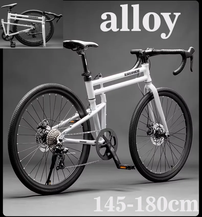 

Складной велосипед EROADE для взрослых, мужчин, женщин и студентов, 12-18 скоростей, ультралегкий, портативный