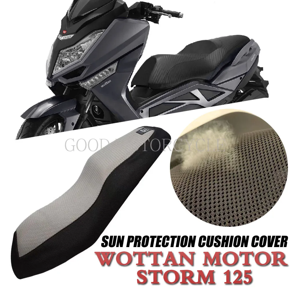 Dla Wottan Motor Storm 125 Storm125 poduszka ochronna pokrycie siedzenia tkanina nylonowa siodło pokrycie siedzenia oddychająca poduszka izolacyjna