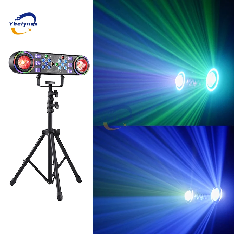 

Disco Stand DJ Light Multiple Effects for Party Voice Control DMX 512 and Remote Control Portable Performance Bar Stage Light