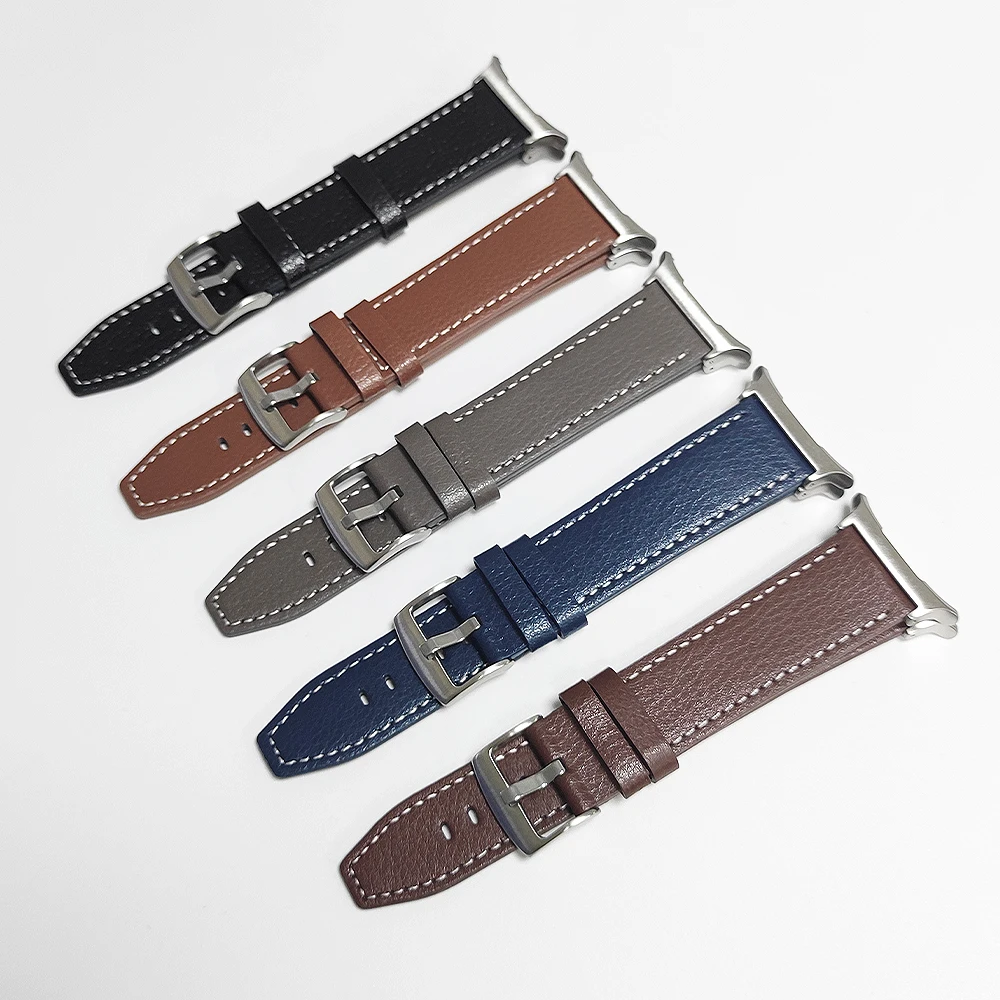 Leather Watch Strap for Samsung Galaxy Watch 7 Ultra Smartwatch Band for Galaxy Watch Ultra 47mm Bracelet Belt Correa Accessorie