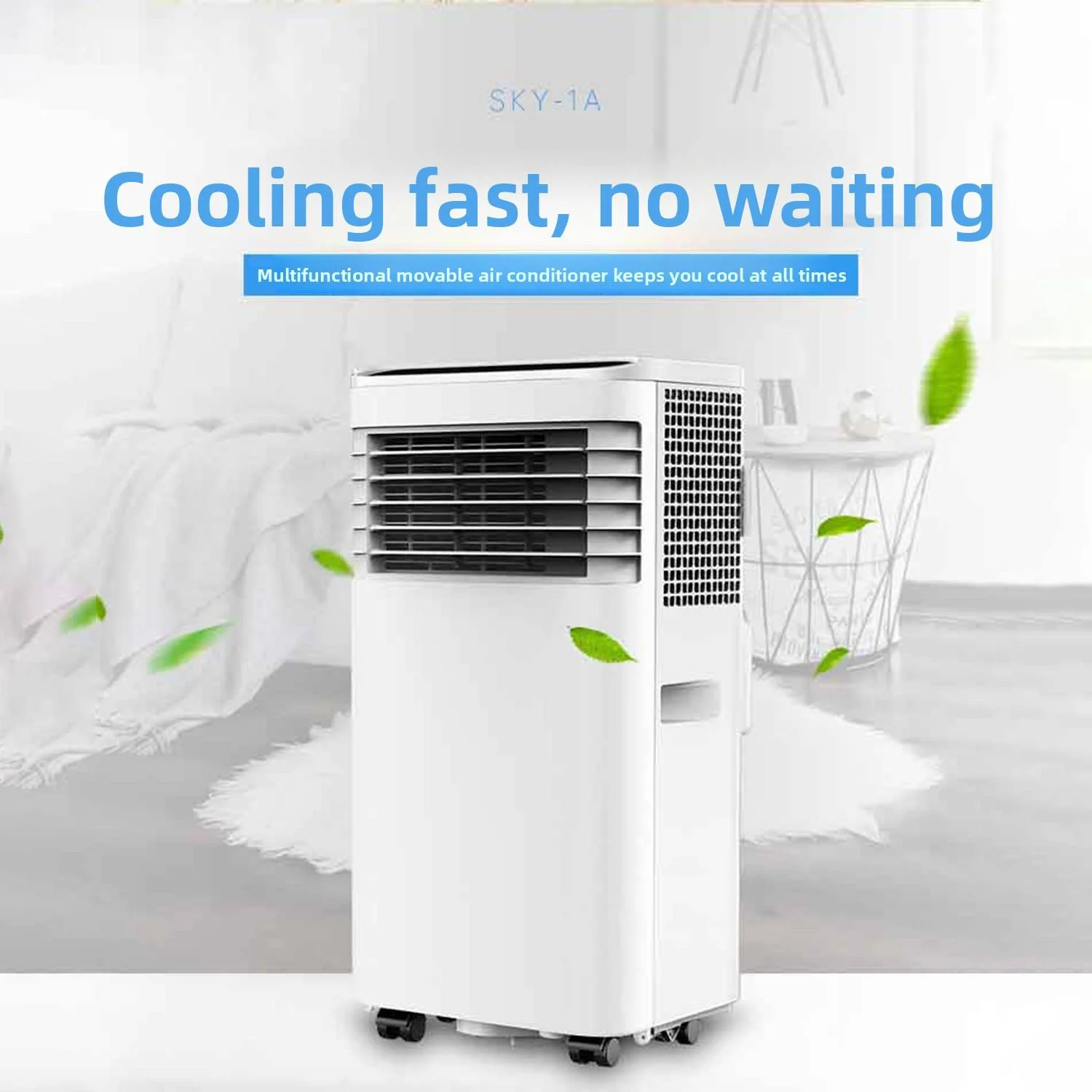Portable air Conditioner Outdoor-unit-free Dual-cooling-and-heating Unit Home-use Installation-free10 to 15 Days in Europe