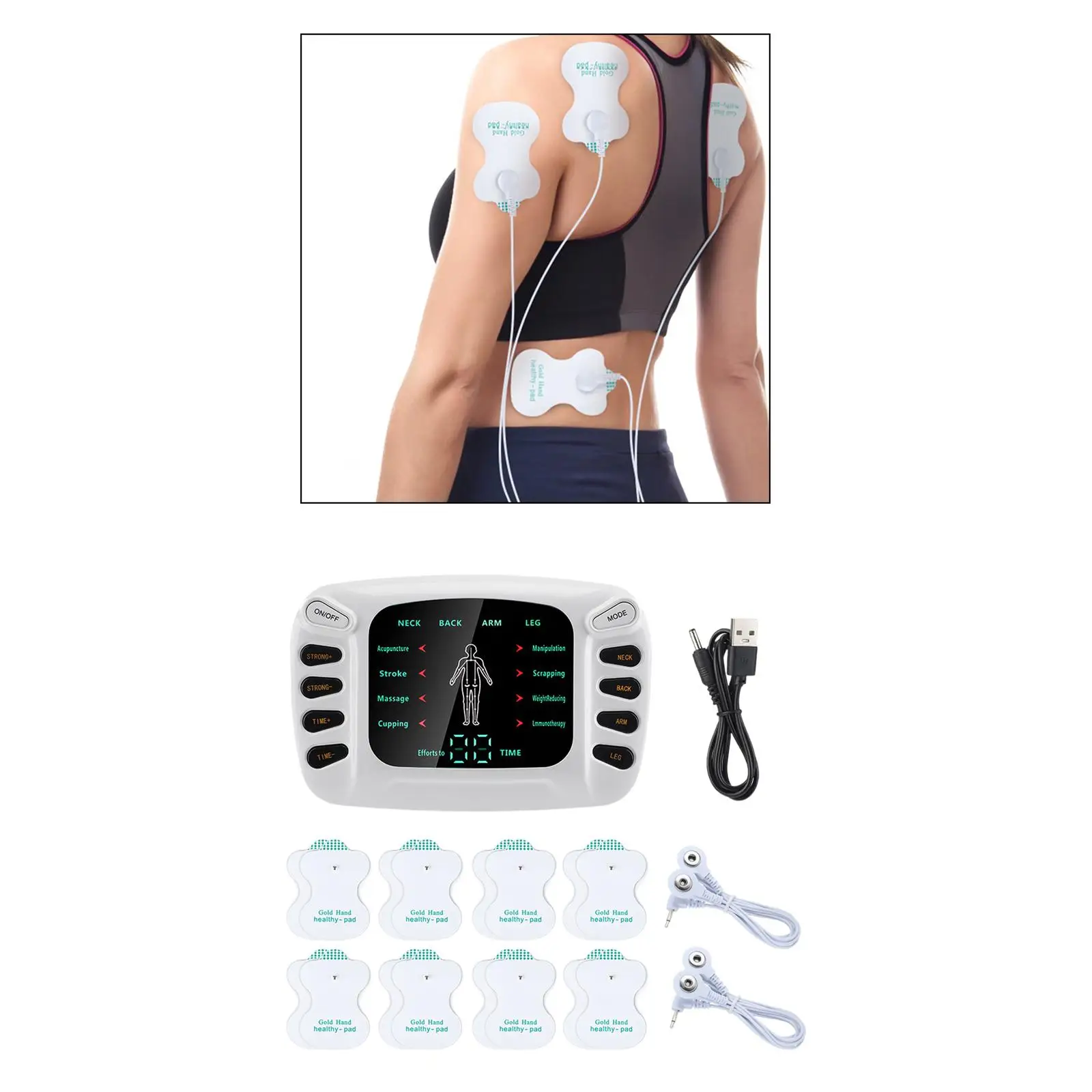 Electric Massager Timer Function for Shoulder Joint Back Leg for Women