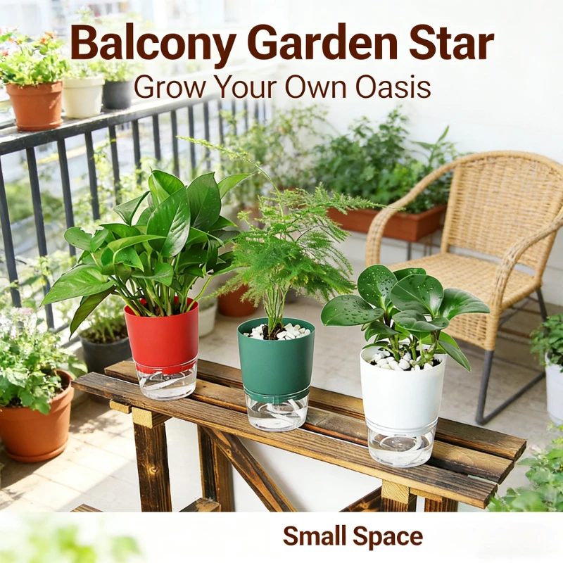 

Самополивающийся гидропонный горшок - Прозрачный двухслойный пластиковый полимерный материал