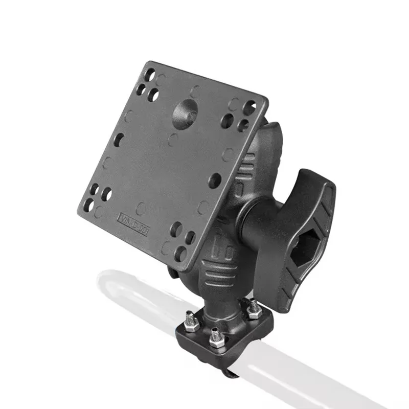 Base de perno en U doble de 2,25 pulgadas a base rectangular/cuadrada/VESA/AMPS con brazo corto de 13 cm Compatible con soportes de RAM y más