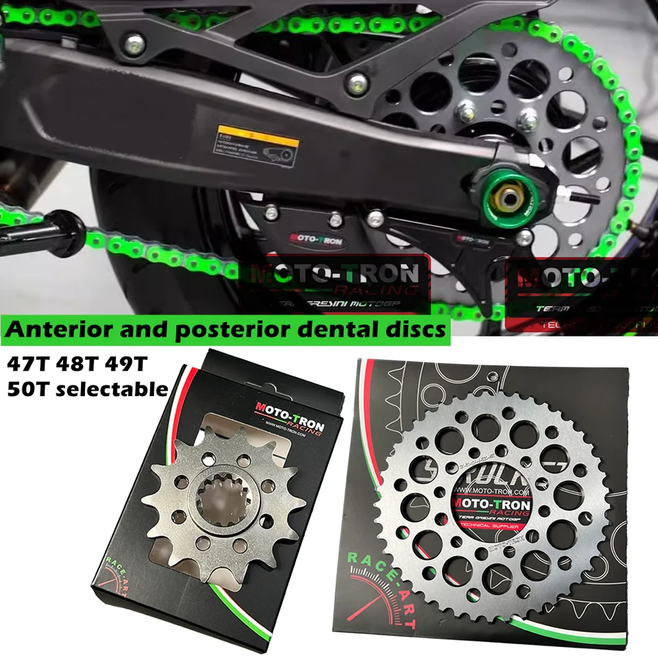 Motorcycle CNC Sprocket 14T Front 45-50T Rear for KAWASAKI ZX4R
