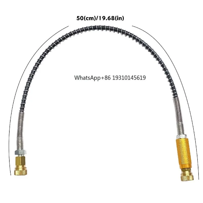 

【From China】High Pressure Hose 4500PSI 300bar Compressor Exhaust Hose With Filter 8mm Quick Coupling Suitable For All High Press