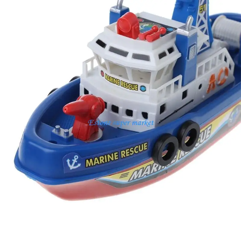 090B Electric Steamship Ship Drift Music Light Steamship Racing Ship for Kids