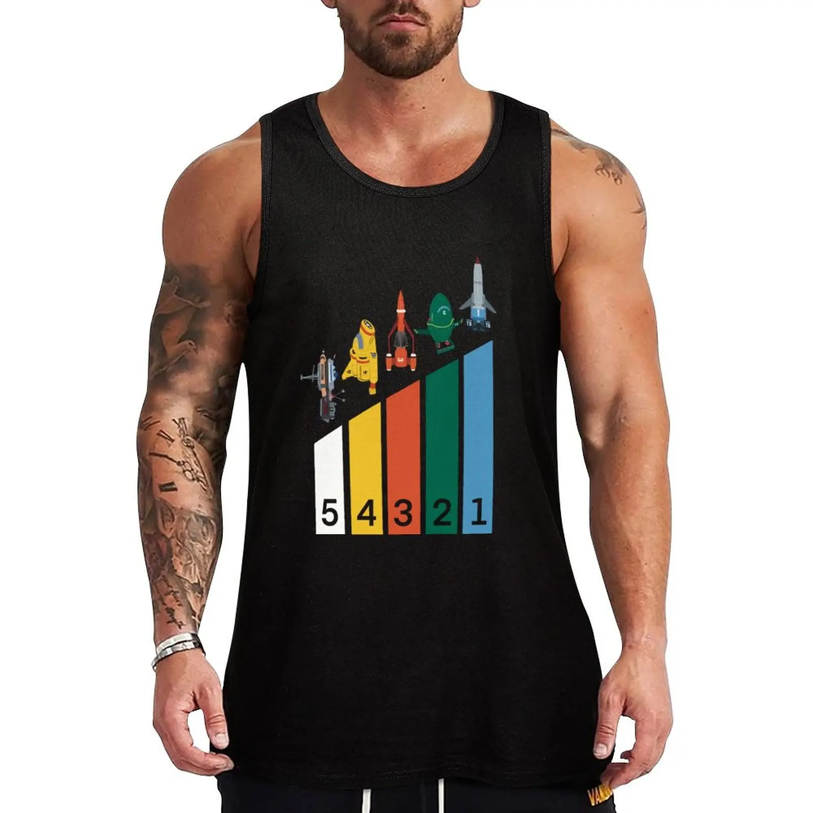 

Thunderbirds Tank Top Sleeveless men Men's clothing brands Short sleeve