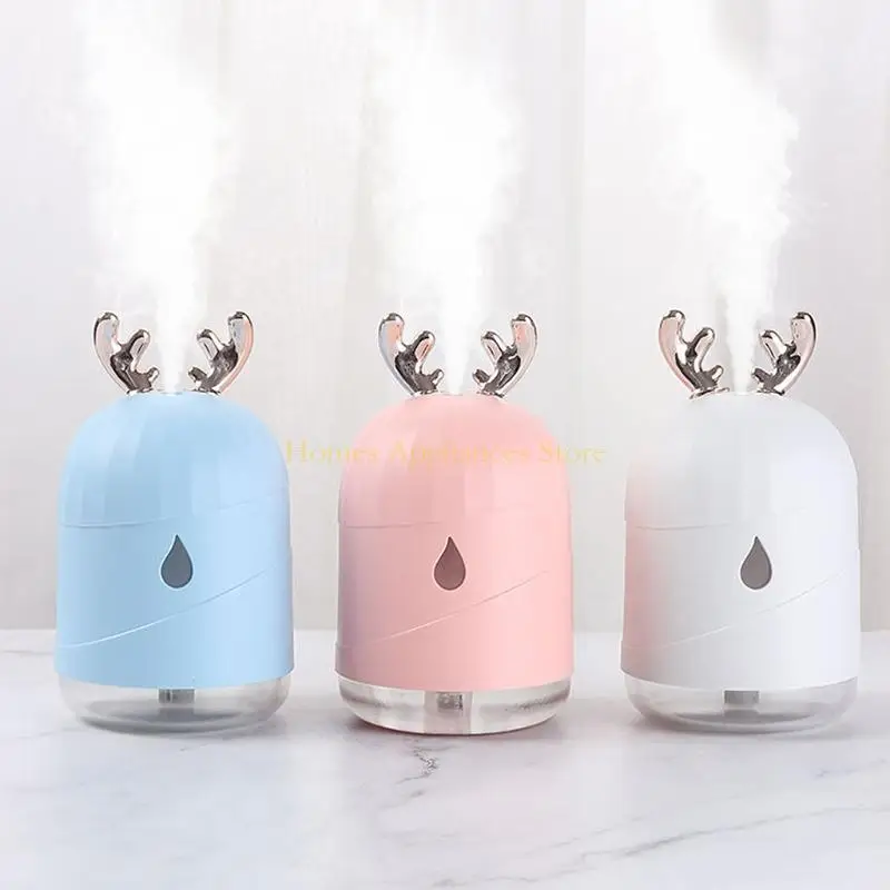 D0AB Портативный мини -увлажнитель 220 мл маленький прохладный увлажнитель тумана для путешествий в спальне