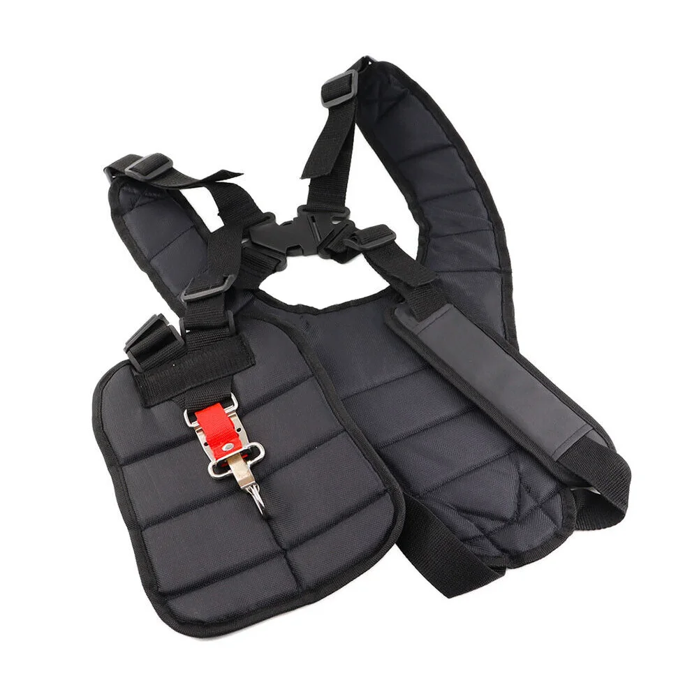 Imagem -04 - Duplo Trimmer Arnês Ombro Strap Belt Cortador de Grama String Ajustado Banda para Brushcutter Whipper Snipper Trimmers