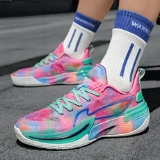 

2025 Sunmmer New Men Basketball Shoes Original Breathable Comfortable Non-Slip Training Sports Basketball Sneakers Male Shoes