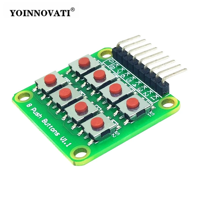 2x4 Keypad 4x2 Keypad 8 Push Buttons V1.00 Key Board Matrix Keyboard Button for Arduino AVR PIC 2*4 Module AVR PIC