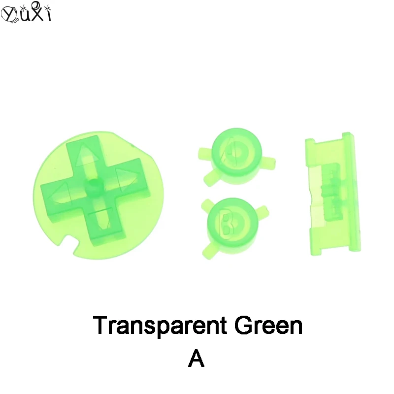 YuXi 1 Набор для GBC Gameboy, цветная Высококачественная Кнопка A B D-pad, кнопка управления направлением, запасные части, кнопка «сделай сам», Кнопка корпуса