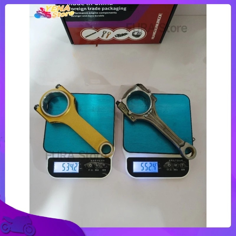 

Applicable to EA395 EA828 EA855 Forged Connecting Rods Forged Piston Kit Compatible with 5 Cylinder Engine RS2 RS3 High
