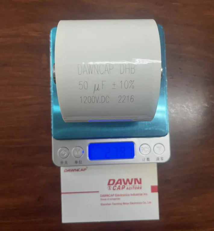 DAWNCAP DHB 50UF 1200VDC ±10%  &  100UF 500V  Filter  Capacitor