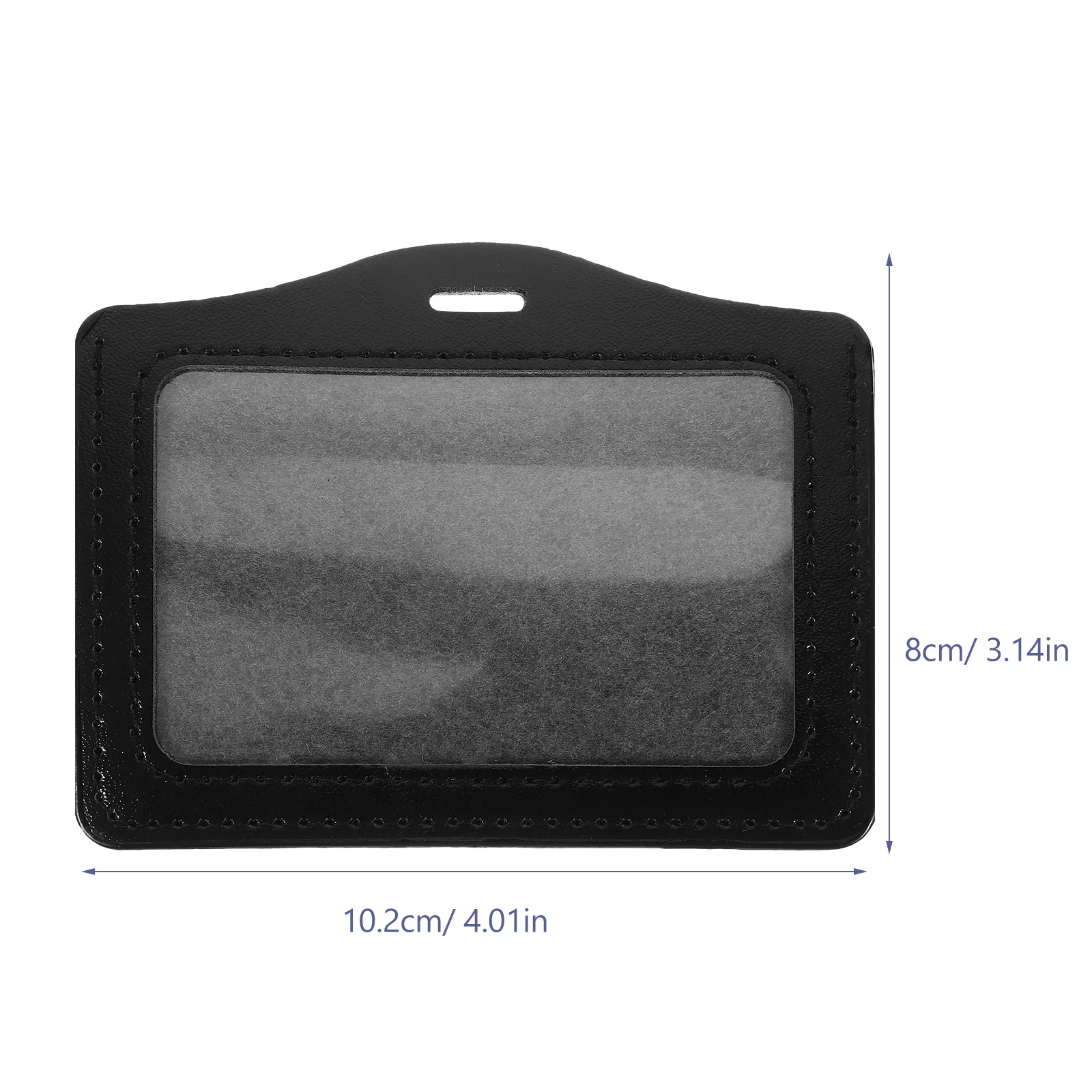 Funda para tarjetas, soporte para insignia Horizontal, Fundas protectoras transparentes, Protector de tarjetas de juego, fundas de almacenamiento transparentes, nombre de identificación de foto, 10 Uds.