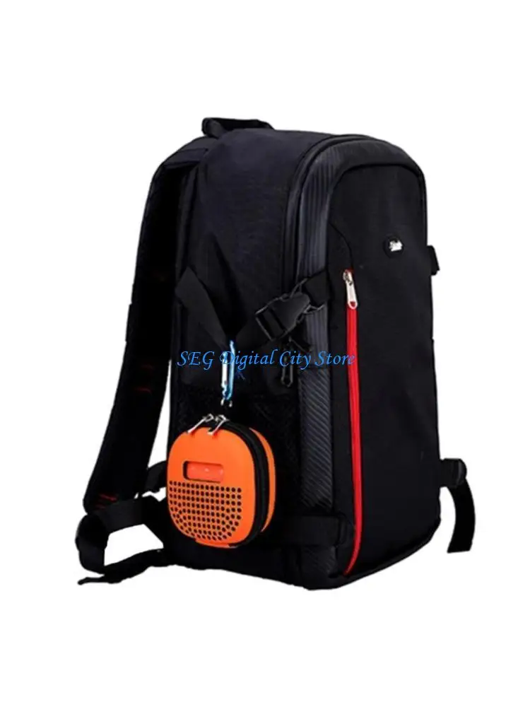 

U75B Speaker Case for Bose Micro Bluetooth-compatible Speaker, Travel Carrying Case Protective Cover w/ Metal Hook