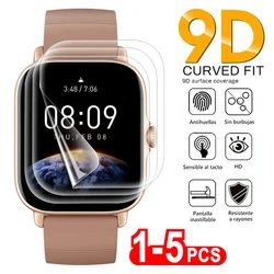 5PCS Soft TPU Hydrogel Films For Amazfit Watch GTR 2 3 GTS 4 mini POP Screen Protector for Xiaomi Amazfit Watch Bip S Lite U Pro