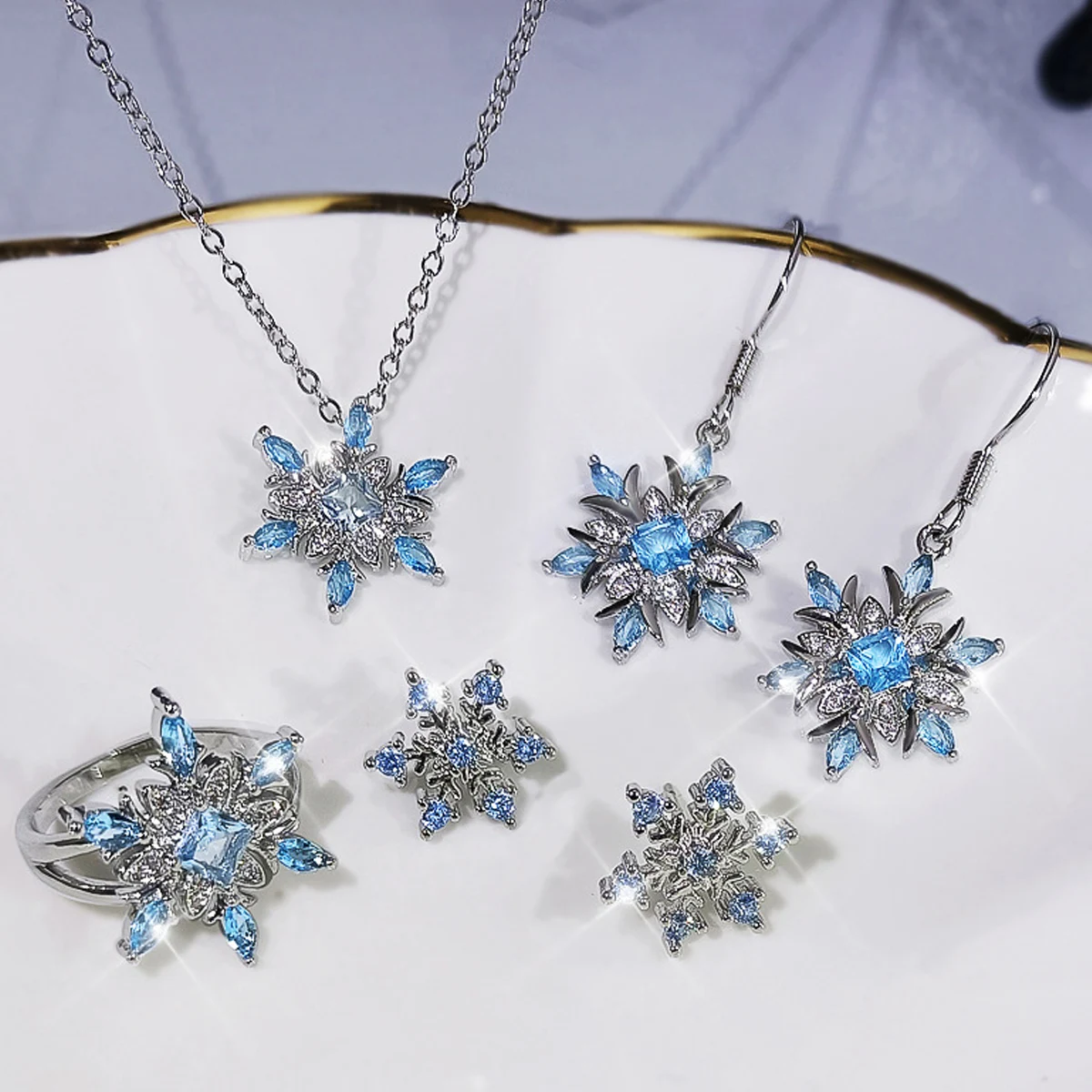 New Snowflake Blue … - image