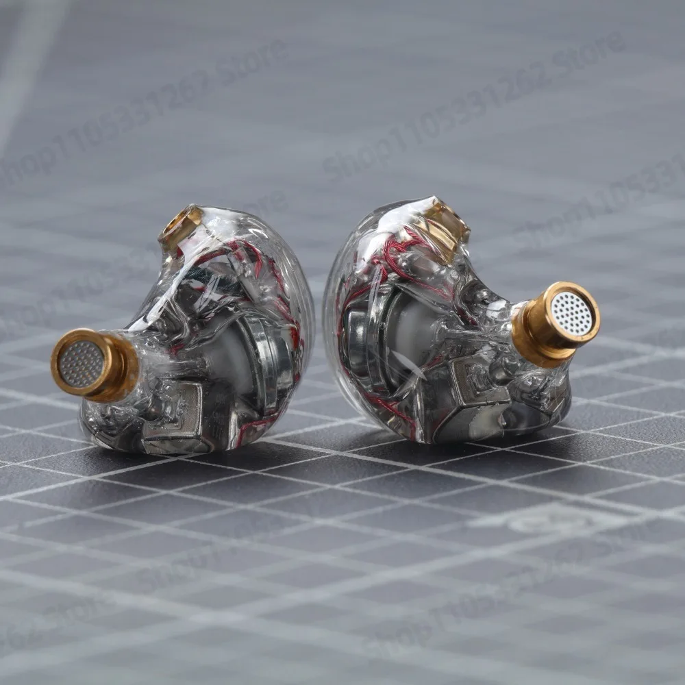 16 Unit DIY Earphones 1DD 7BA Resin Solid Pour HIFI HiRes Custom In Ear Monitor