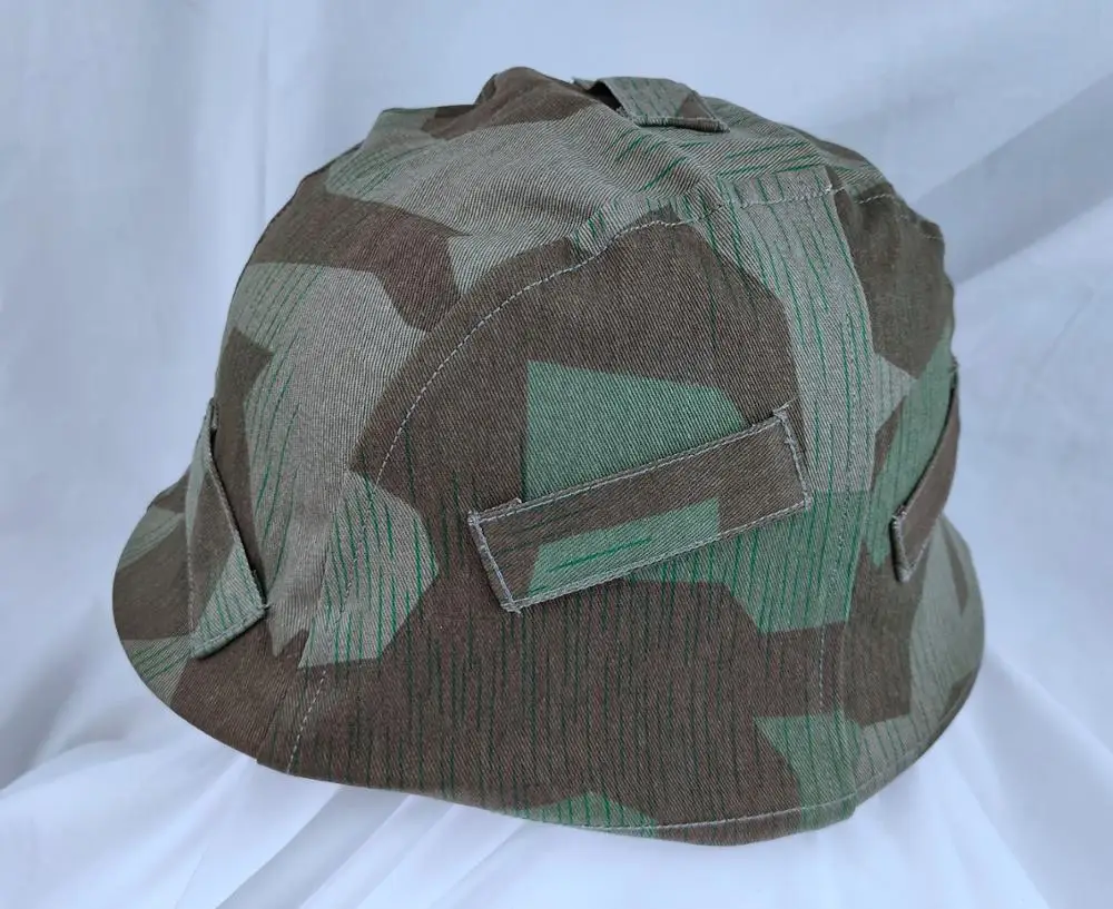 WWII WW2 German Elite Splinter Camo M35 Field Helmet Cover MILITARY War Reenactments