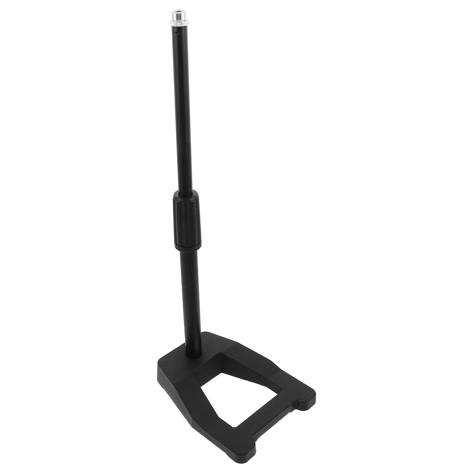 

Adjustable Desktop Microphone Heavy Duty Metal Base Weighted Stable Height For Live Streaming Recording Podcasting Video