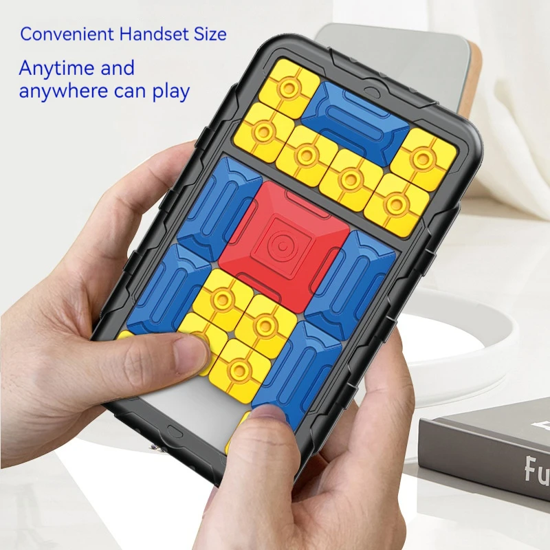 Challenge Huarong Road Children\'s Decompression Toys Magnetic Sliding Puzzle Competition Logical Thinking Stress Relief Toys