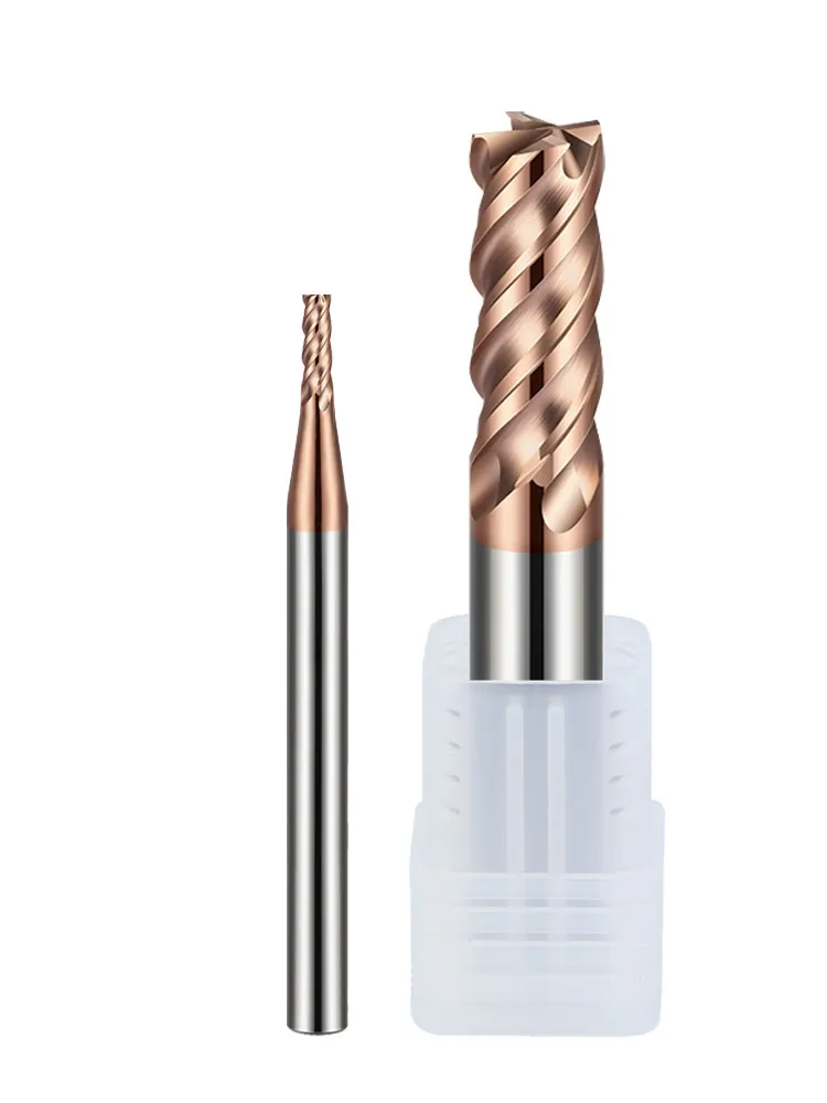 Hochhärte-Fräser HRC80 4F Hartmetall-Schaftfräser Extra Harte Flachfräser für Stahl und Edelstahl – Detail 2
