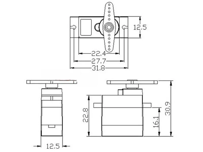 Official Smart Electronics Rc Mini Micro 9g 1.6KG Servo SG90 for RC 250 450 Helicopter Airplane Car Boat For Arduino DIY