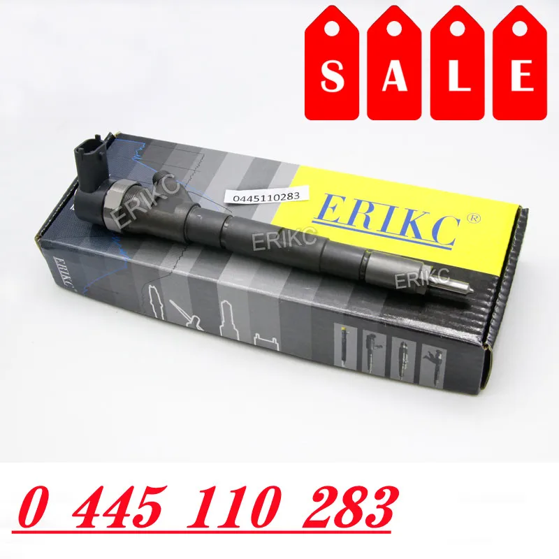 ERIKC 0445110283 Original Fuel Injector 0 445 110 283 Auto Diesel Engine Inyector 0445 110 283 for HYUNDAI 338004A300 38004A350