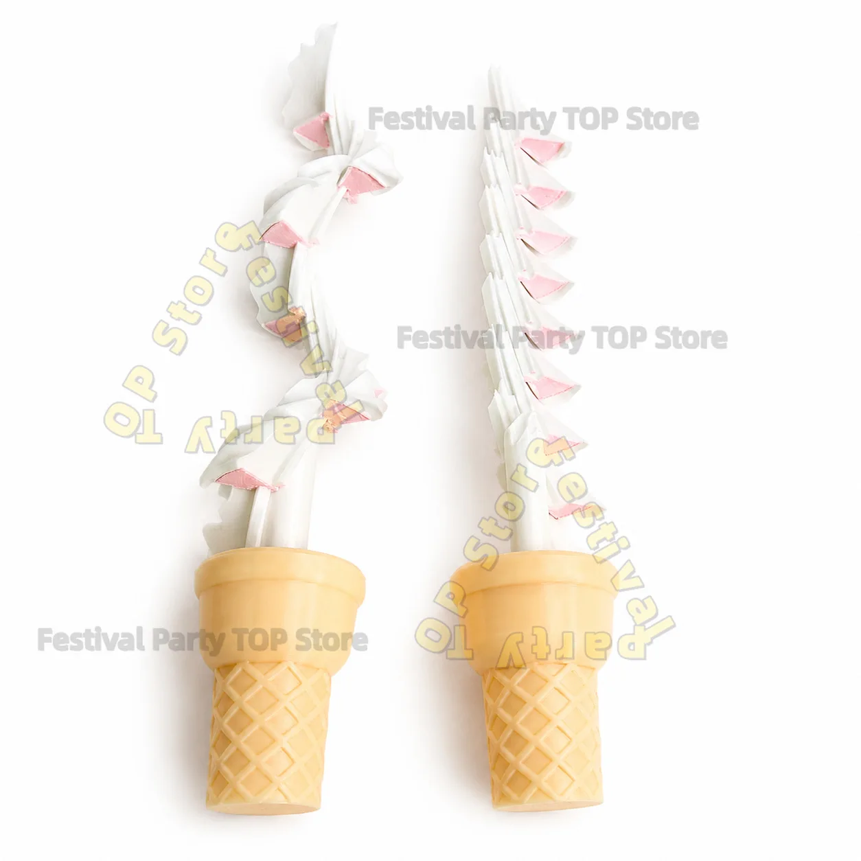2026 New 3D Printing Ice Cream Retractable Curveds Expansion and compression New and Strange Abstract Fun Tricky Halloween toy