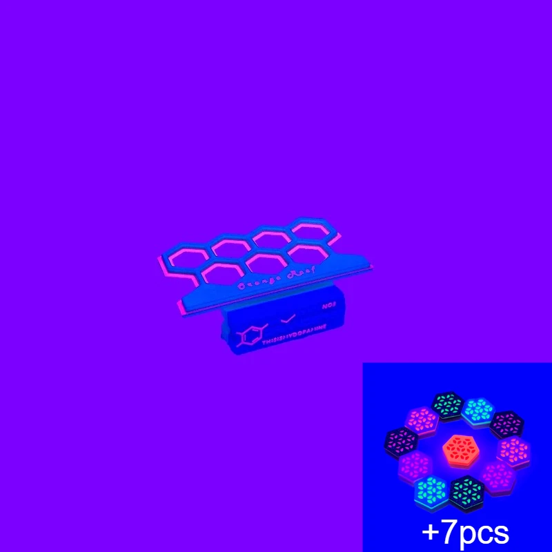 Aquarium landschapsarchitectuur fluorescerende koraalbeugel met magnetische aantrekkingskracht Lichtgevend fragmentvoortplantingsrek 3D-geprinte beugel