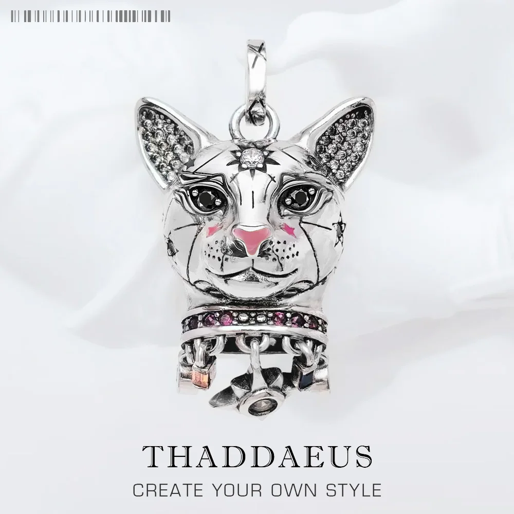 

Magic Cosmic Cat Pendant Brand New Fine Jewelry Bijoux Accessories 925 Sterling Silver Gift For Woman