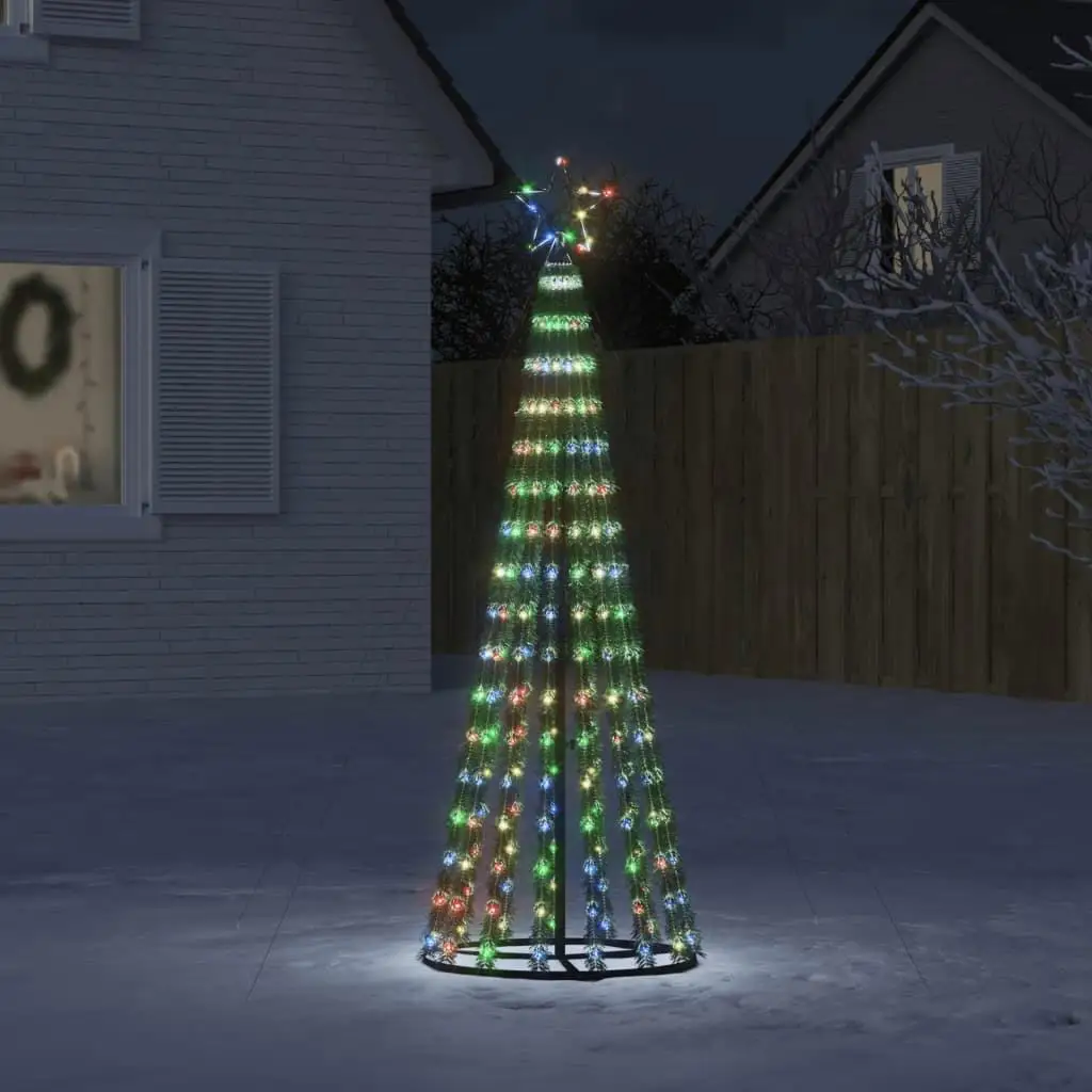 Colorful 275 Christmas Tree Light Cone - 70.9 inches Holiday Decor