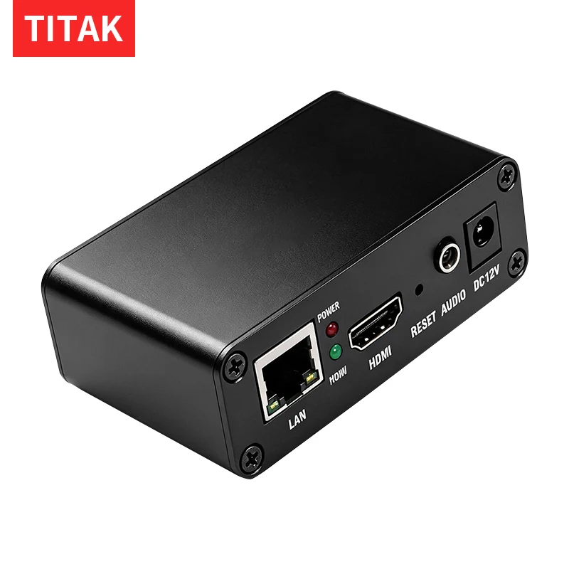 H265 H264 Video Encoder.Hdmi to Ip1080P Networking Live Push Streaming RTSP RTMP SRT HLS UDP HTTP OBS Networking live Encoder