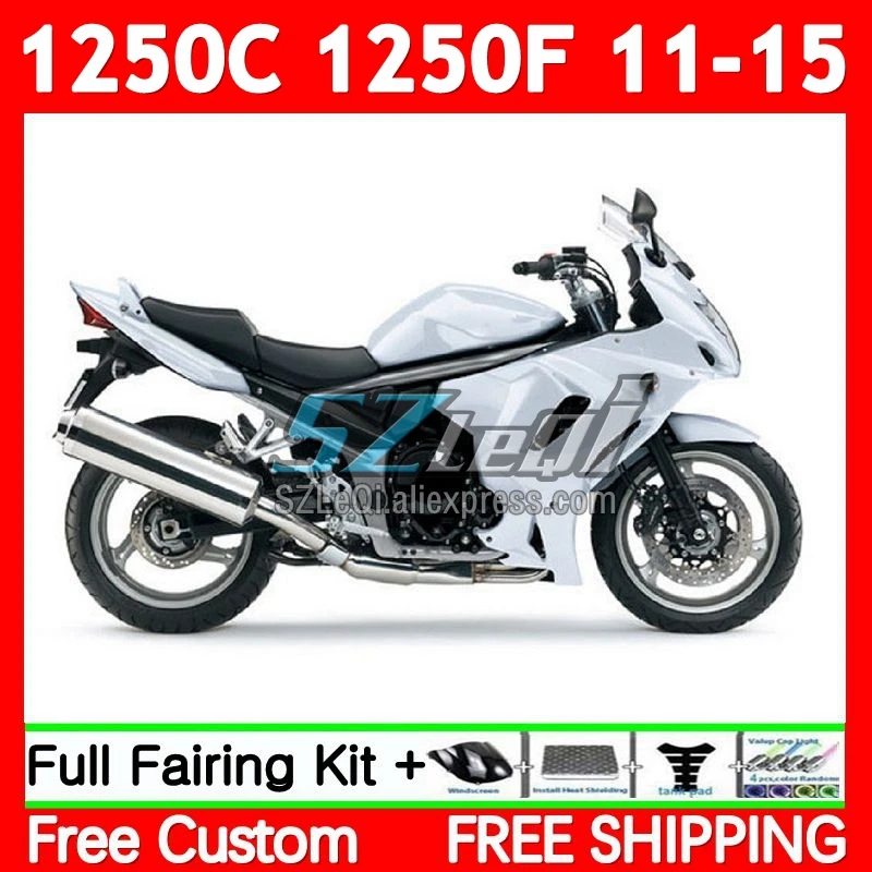 GSXF1250 For SUZUKI Bandit GSX1250F GSX1250 C 11 12 13 14 15 154No.15 1250 Pearl White GSX1250C 2011 2012 2013 2014 2015 Fairing