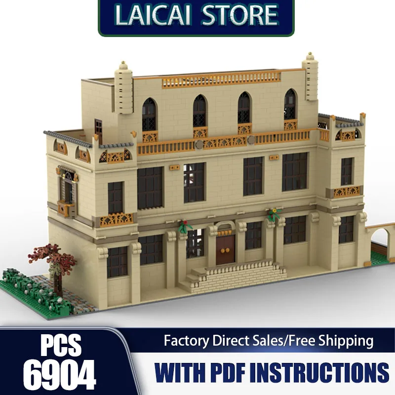 سلسلة الأفلام الشعبية Moc قوالب بناء فيلم مانور نموذج التكنولوجيا وحدات كتل هدايا عيد الميلاد اللعب لتقوم بها بنفسك مجموعات الجمعية