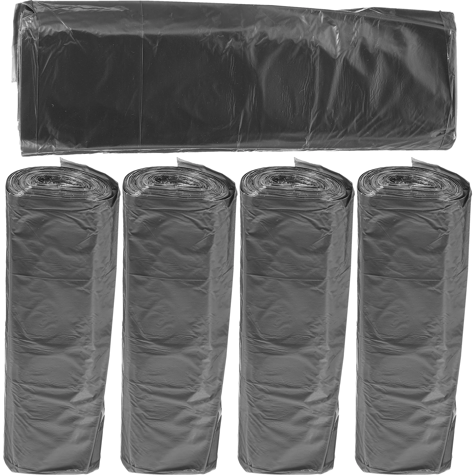 

5 Rolls Universal Fit Trash Bags Non Leakage Design for Kitchen Bathroom Bedroom Garbage Storage Needs Plastic Produce Bags Roll