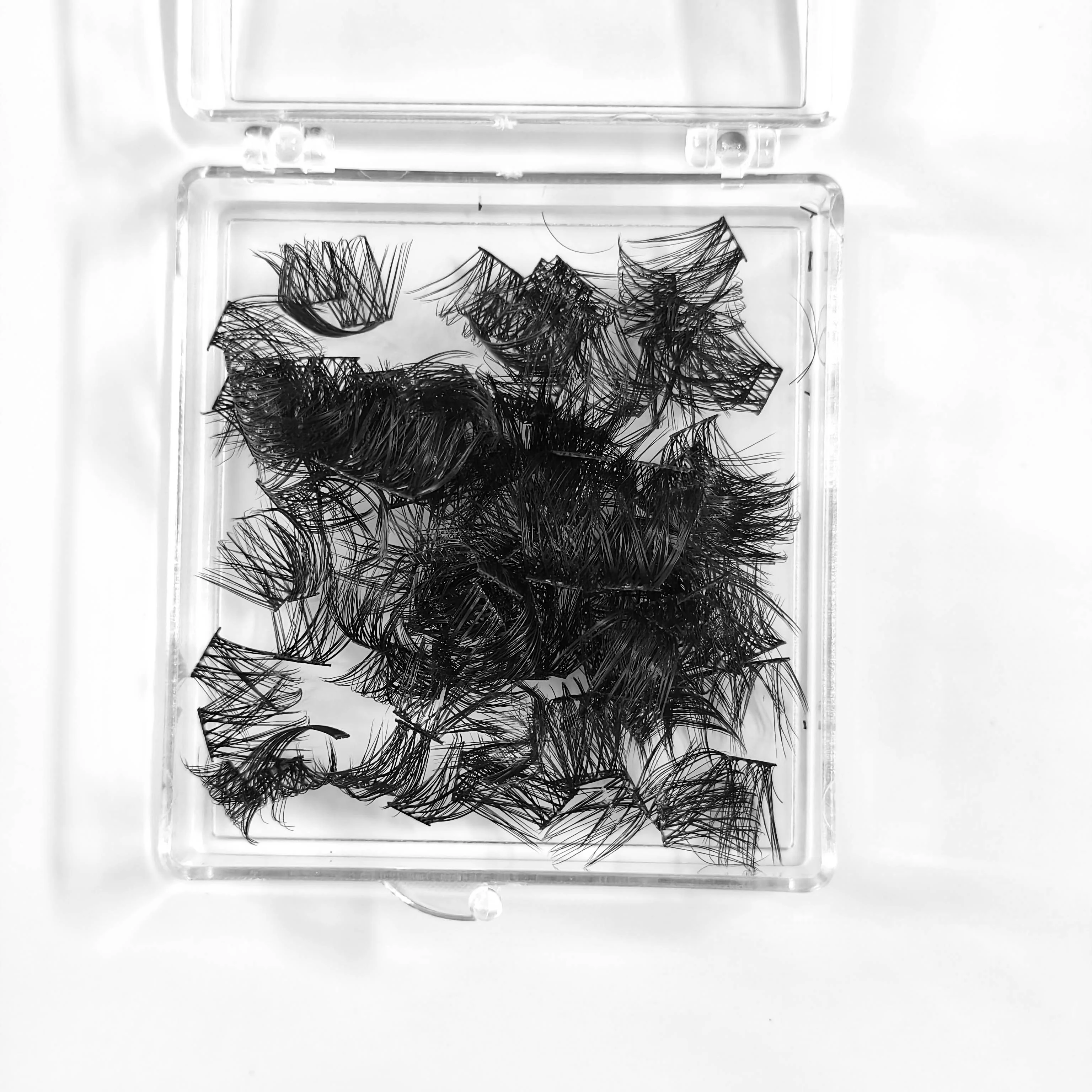 100PCS Cluster Wimpern DIY Einzelne Wimpern Verlängerung 3D Volumen Lash CC Curl Segmentierte Falsche Wimpern Natürliche Flauschige Wimpern – Detail 17