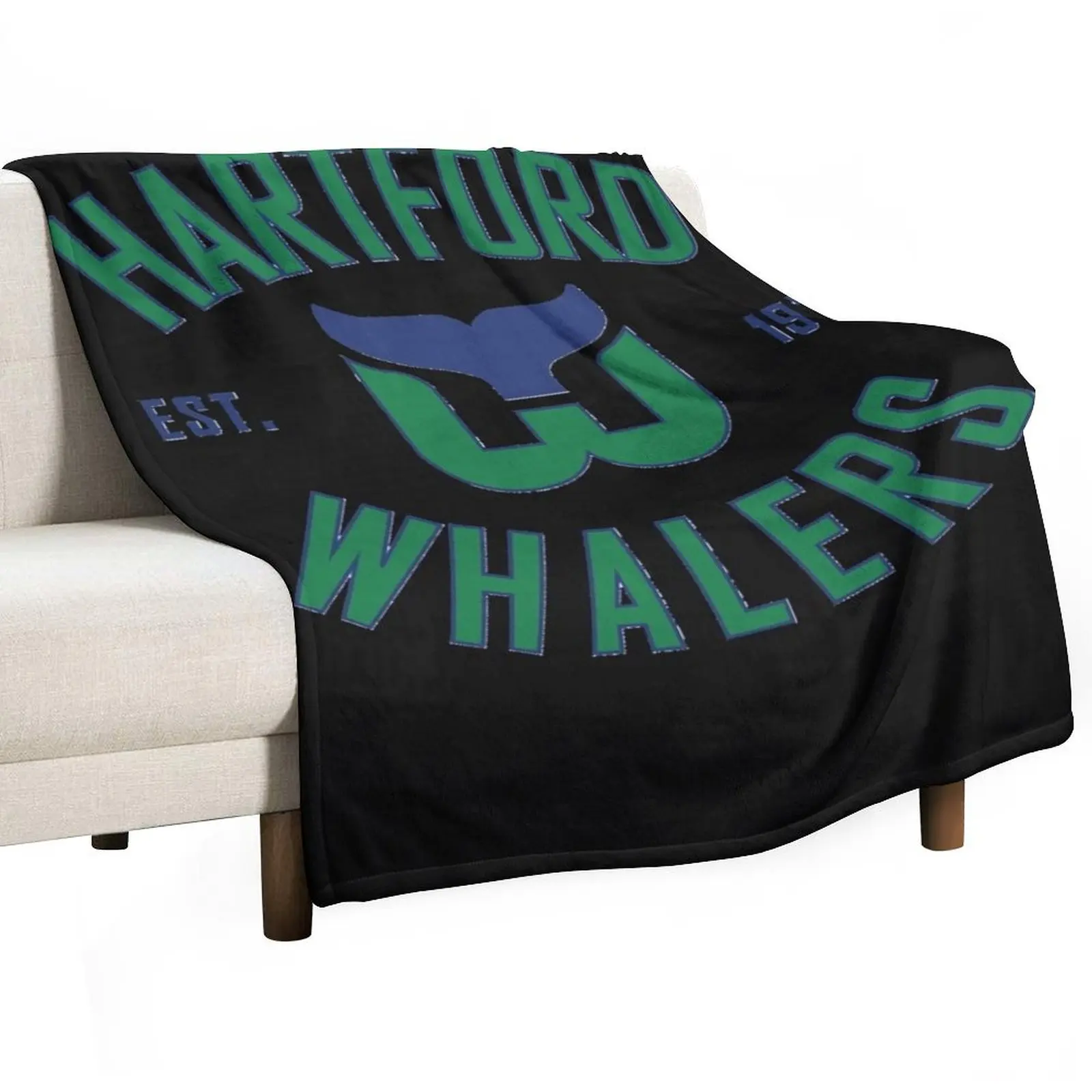 

Hartford-Whalers-CT-Classic Throw Blanket Winter beds Furrys Soft Big Luxury Thicken Blankets