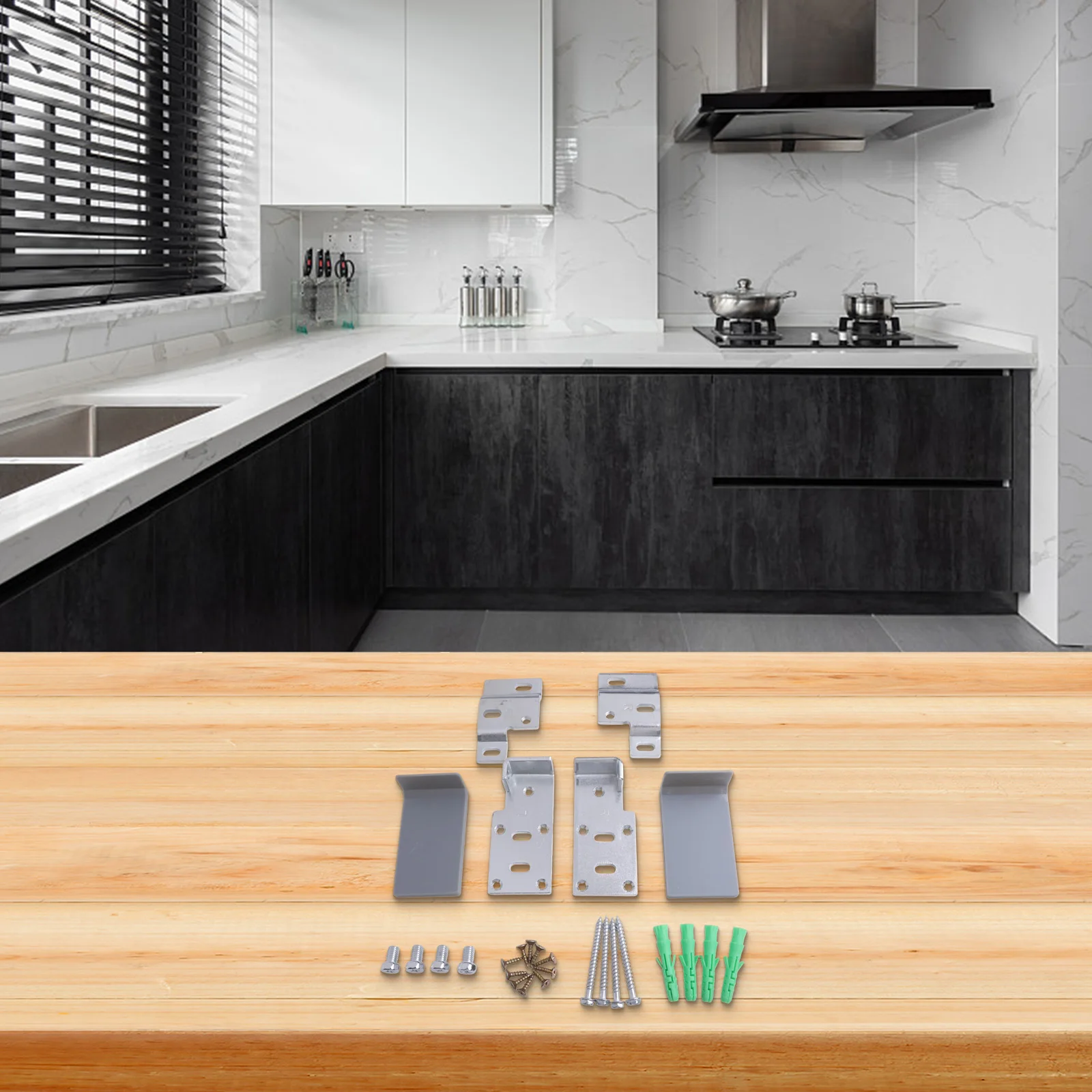 

Крепление для тяжелой мебели, подвесное, для шкафов, как показано на фото, с сильной фиксацией, цветной пластиковой крышкой