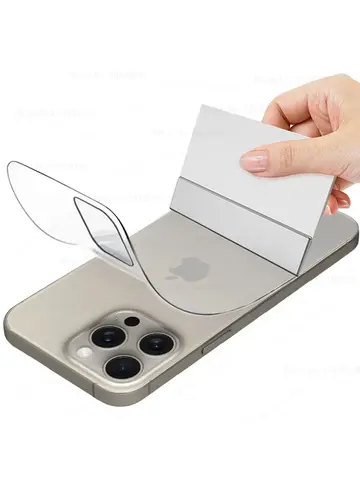 Pellicola idrogel posteriore da 3 pezzi per for Apple iPhone 17 16 Pro Max Air protezione schermo a copertura totale pellicola trasparente adesivi HD accessori per telefoni