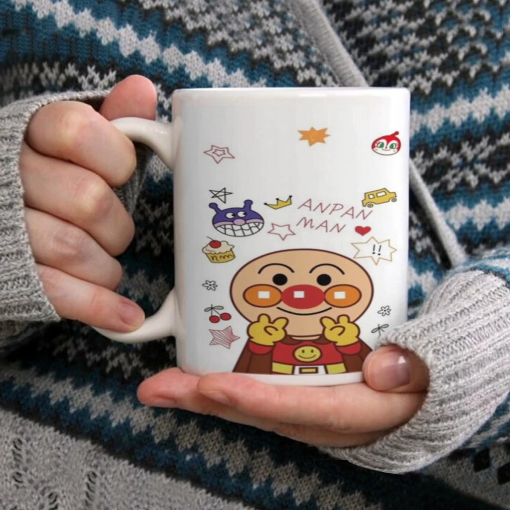 Anime A-Anpanman Classic Vintage Coffee Mug Tea Cup 11oz Coffee Cup Funny Birthday Gifts for Women and Men Ceramic Mug