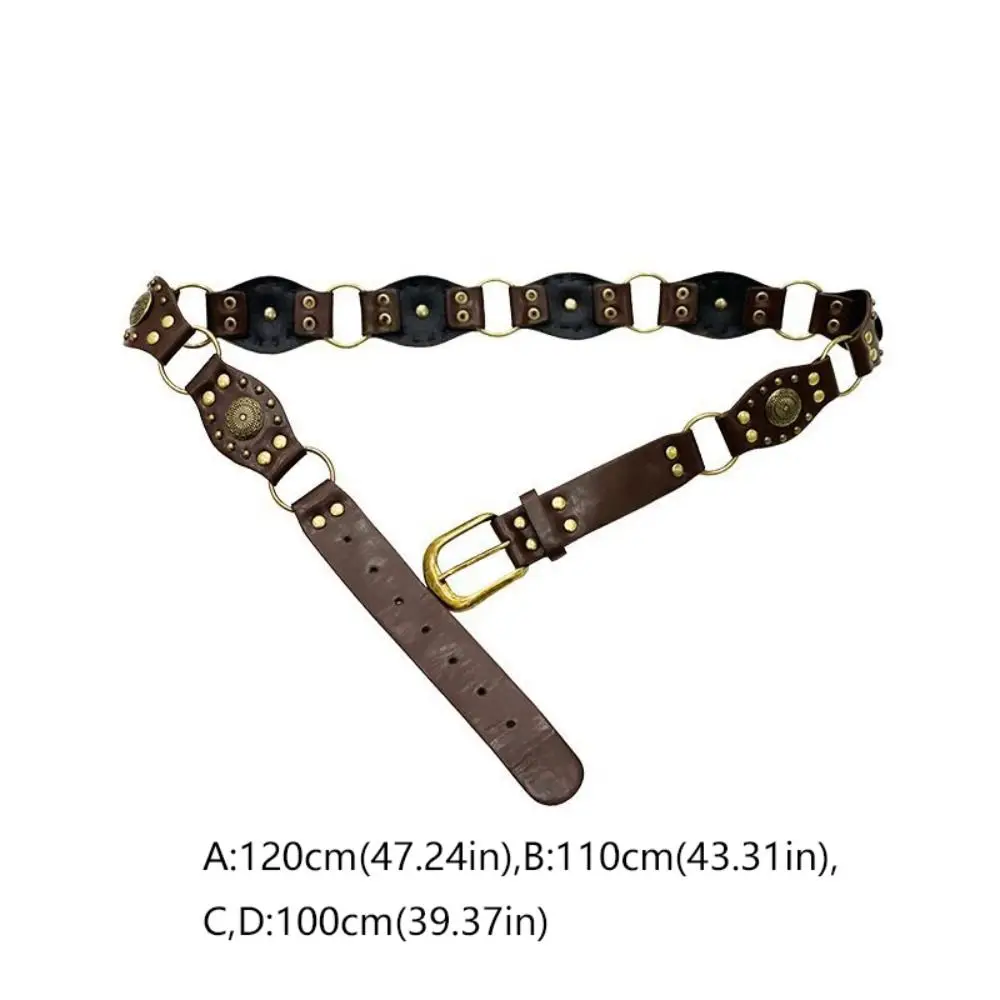 Jeans Decor Y2K Hollow Waistband Korean Style Trouser Decoration West Cowboy Waist Belt Strap Buckle Skirt Accessories