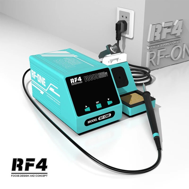 

RF4 LED digital soldering station hot air gun soldering iron mobile phone motherboard PCB IC SMD BGA welding repair tool