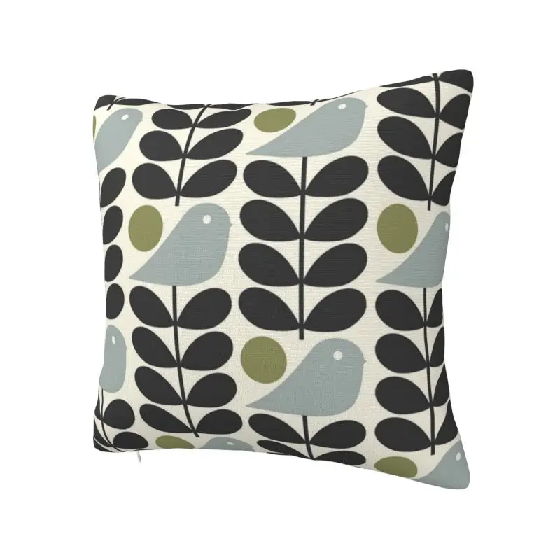 Multi Stem Bird Cushion Covers Soft Orla Kiely Scandinavian Pillow Case for Sofa Square Pillowcase Living Room Decoration