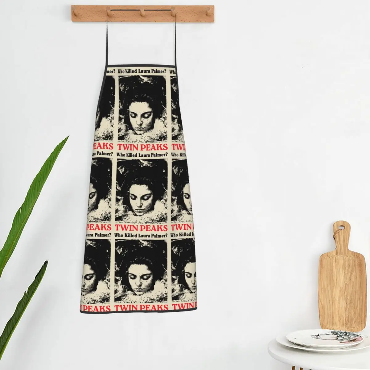 Twin Peaks Movie Who Killed Laura Palmer Aprons Chef Cooking Baking Tablier Bib Kitchen Cleaning Pinafore for Women Men