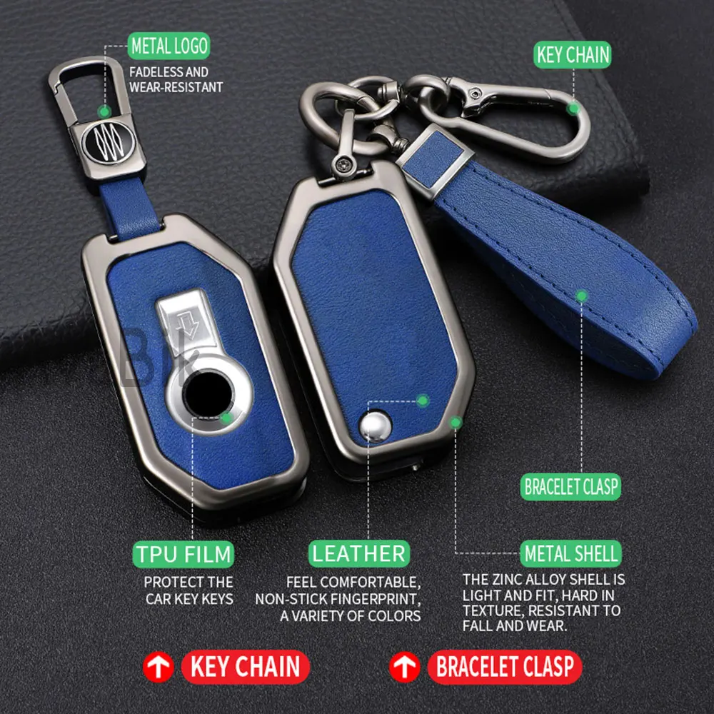 

Motorcyc Key Fob Pocket Cover Case For BMW Motorcycle Smart Key Set R1250GS ADV Water Bird F850c400gt750gt Protector Accessories