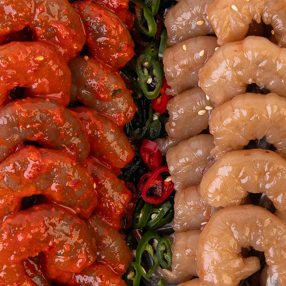 معجون الروبيان الكوري مع صلصة الصويا والتوابل، نصف ونصف، 800 جرام/1.6 كجم/2.4 كجم