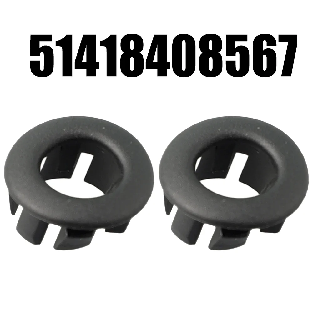 

0 2PCS Car Door Lock Rod Grommet For BMW For X5 E53 1999-2006 51418408567 Window Latch Trim Cover Car Replacement